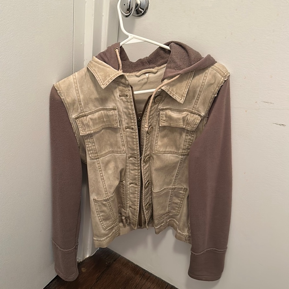 Free people mixed media jacket